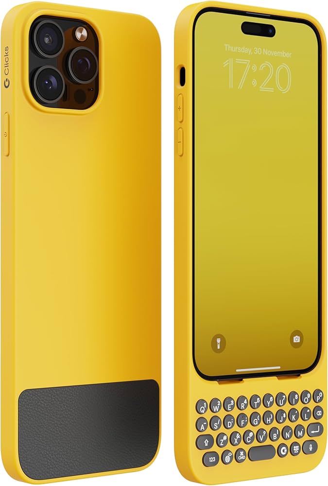 Clicks Keyboard for iPhone 14 Pro Max - Bumblebee : Amazon.ca