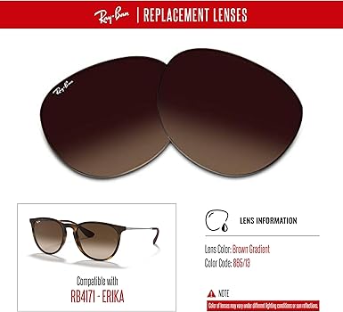 Amazon.com: Ray-Ban Original RB4171 Erika 865/13 54M Brown