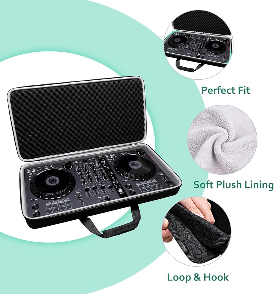 Amazon.com: XANAD Hard Case for Pioneer DJ DDJ-FLX6 4-deck or