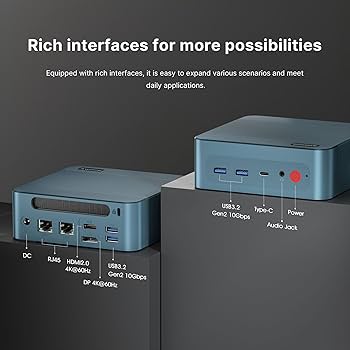 Amazon.com: BOSGAME P2 Lite Mini PC, 12th Gen Intel Core i5-12600H