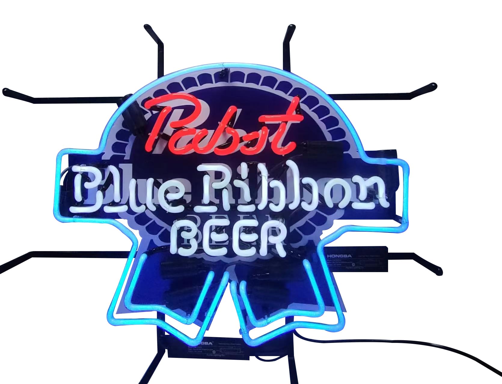 Neon Signs Compatible For Pabst Blue Ribbons Beer Bar Glass Neon