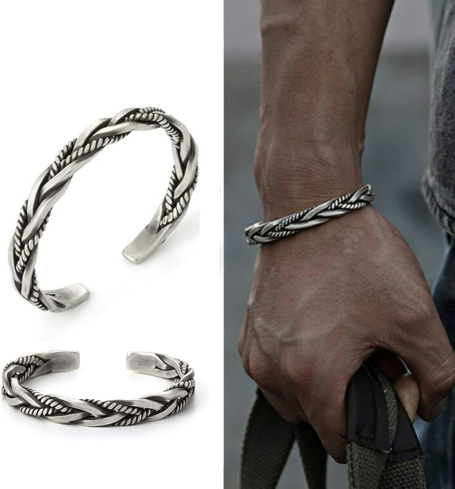 Amazon | メンズ925スターリングシルバータイハンドメイドヴィンテージ