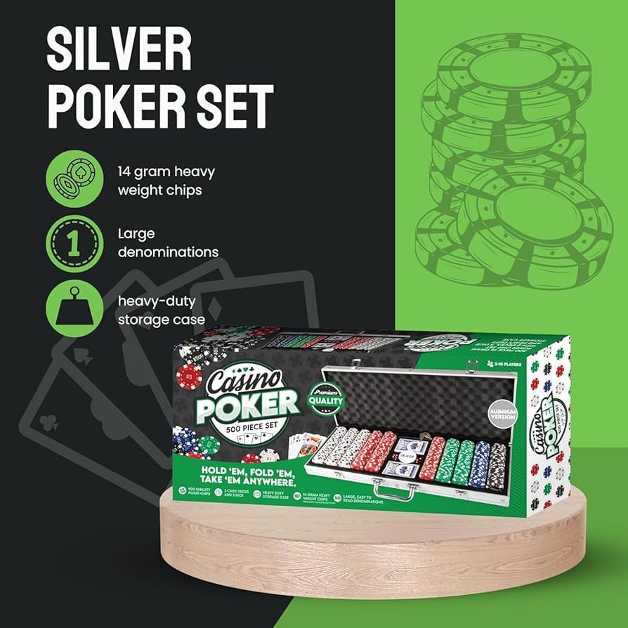 Amazon.com: Tradeopia Casino Style Poker Chips Set with Aluminium