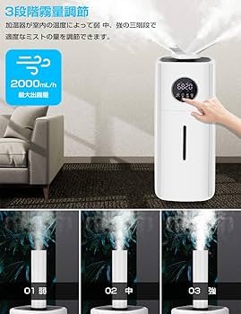 Amazon.co.jp: 【業務用家庭用加湿器】加湿器 21L大容量 上部給水