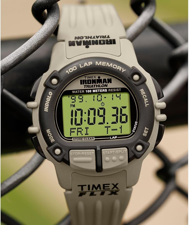 Amazon | Timex メンズ アイアンマン フリックス 100 ラップ 42mm