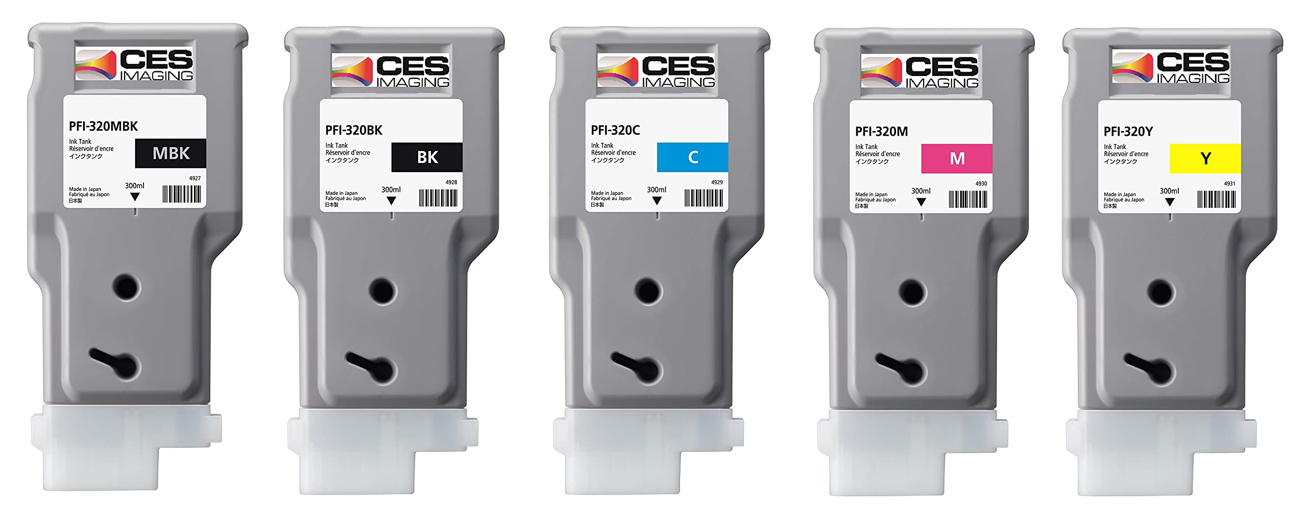 Canon PFI-320 300ml Ink Tank Set PFI-320MBK PFI-320BK PFI-320C PFI