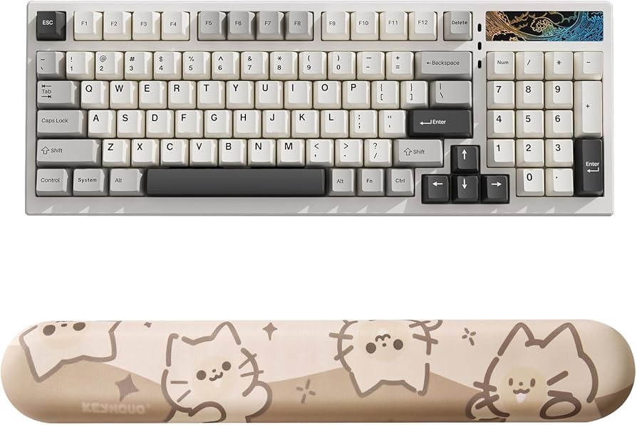 Amazon.com: YUNZII YZ98 Gasket Mechanical Keyboard(Milk Switch