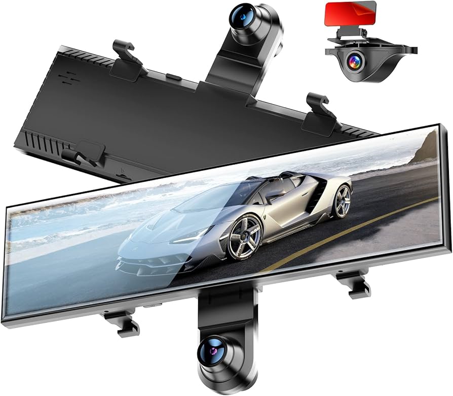 Amazon.co.jp: AKEEYO 720°カメラ ドライブレコーダー ミラー型 4k