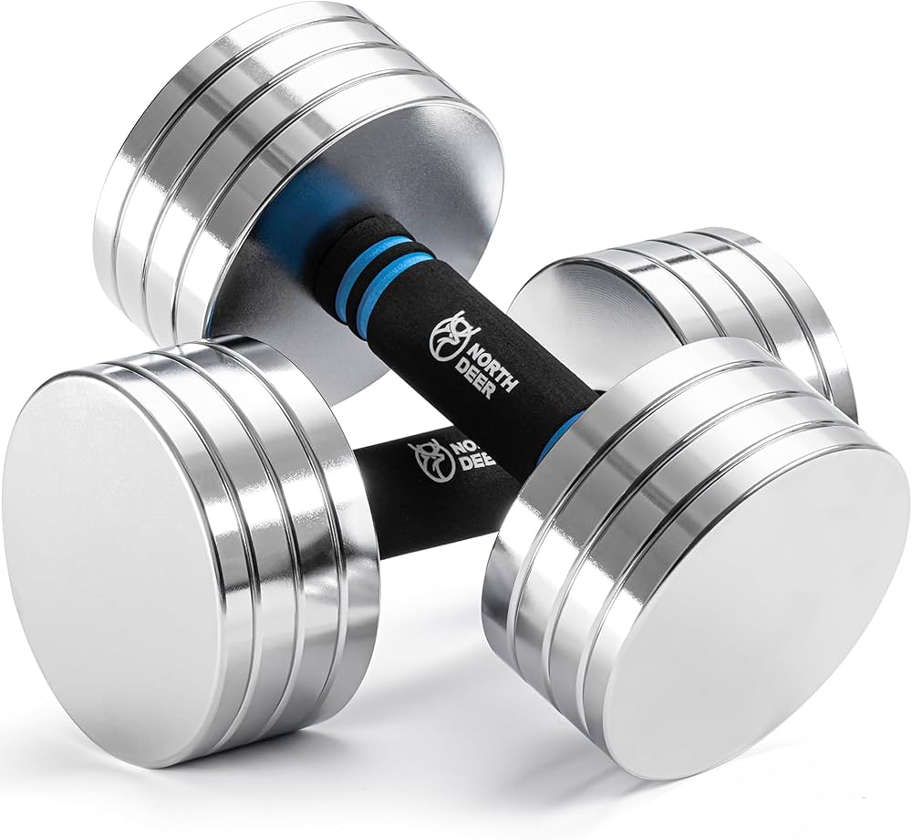 Amazon | 【公式】Northdeer ダンベル 可変式 小型 スチール製 2.5kg