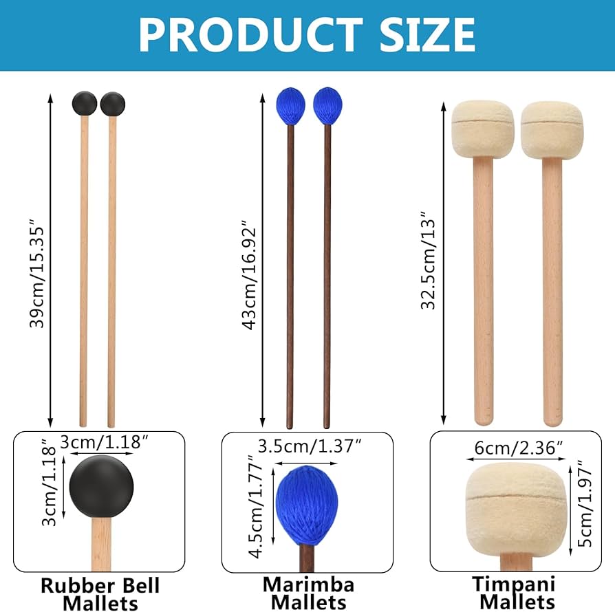 Amazon | ブルーハードヤーンヘッドキーボード マリンバマレット