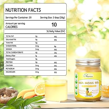 Amazon.com: Fleamart 15OZ Sea Moss Gel Irish Wildcrafted Seamoss