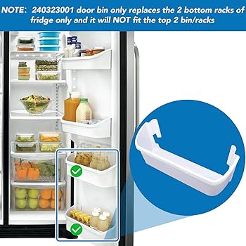 Amazon.com: 240323001 Refrigerator Door Bin Side Shelf Replacement