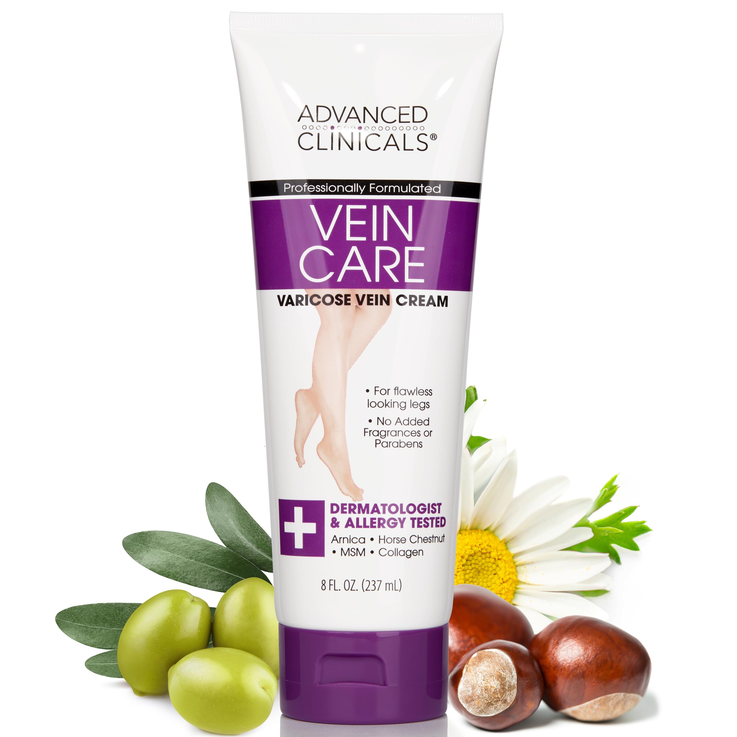 Amazon.com : Advanced Clinicals Varicose Veins Cream For Legs