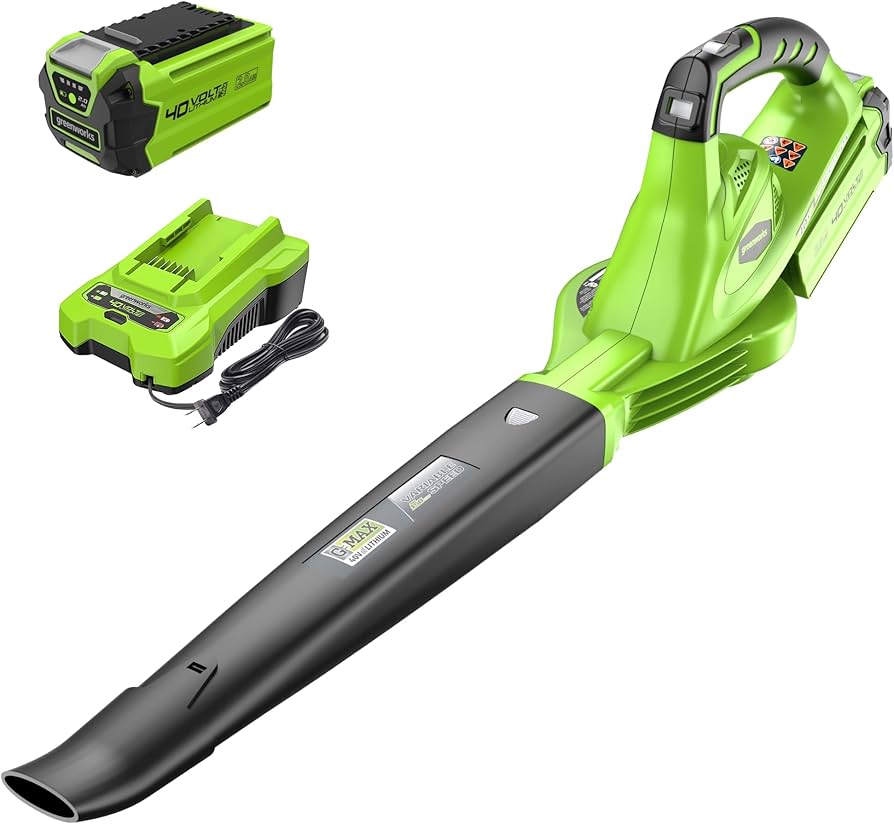 Greenworks 40V 150 MPH Variable Speed Cordless Blower, 2.0 AH