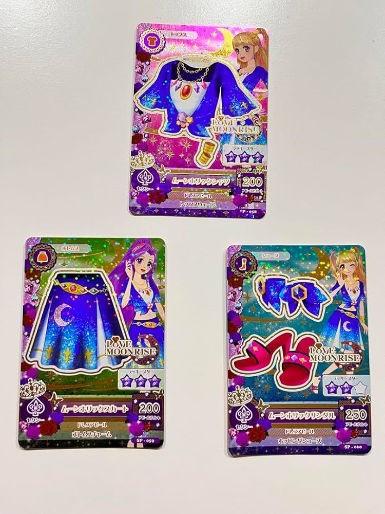 Amazon.co.jp: アイカツカード初期 コーデ1式×3 神崎美月 夏樹みくる