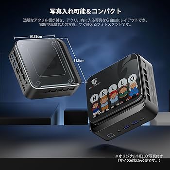 Amazon.co.jp: ミニPC Ryzen 7 7735HS 8コア/16スレッド 最大4.75GHz