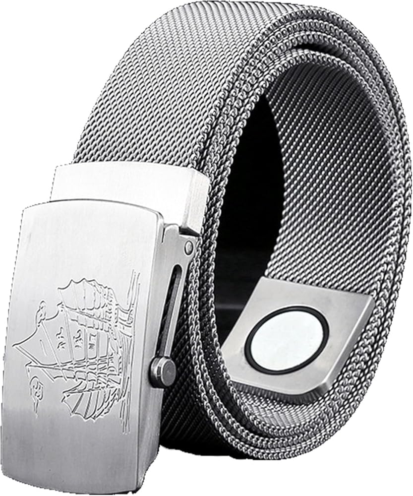 Amazon | [JIARY] メンズ 金属 カジュアルベルト、ステンレス鋼護身用