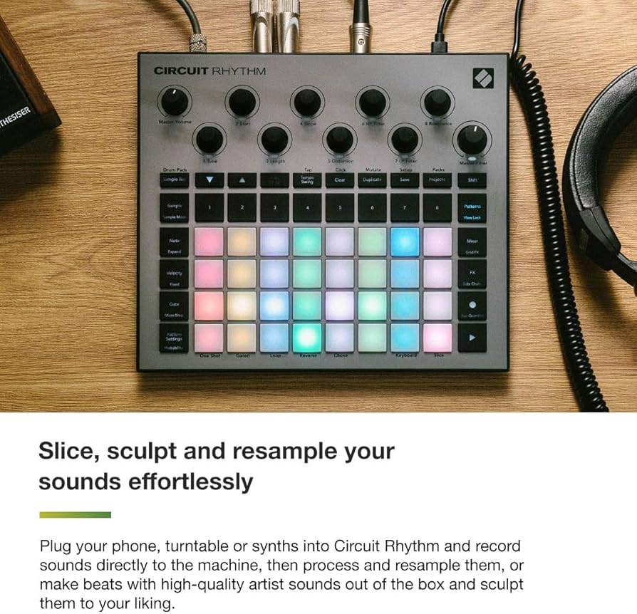 Amazon.com: Novation Circuit Rhythm: Sampler and groovebox with