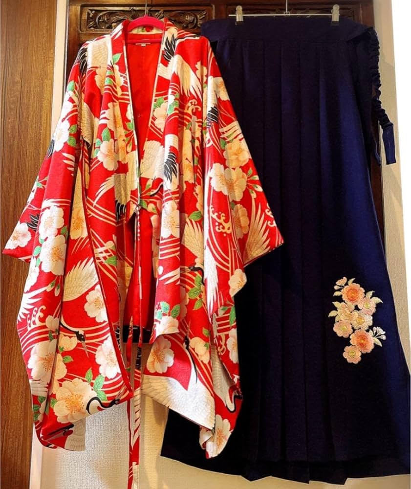 Amazon.co.jp: キャサリンコテージ 鶴 梅 桜 花柄 袴セット 卒業式