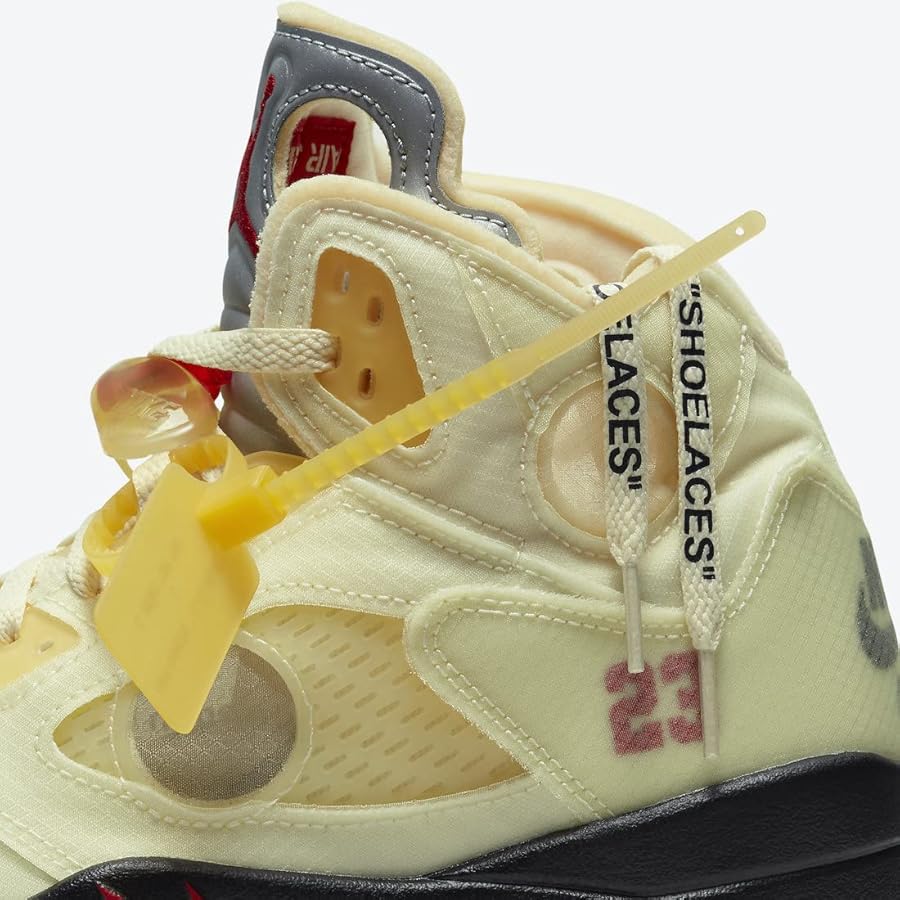 Amazon | [ナイキ] OFF-WHITE x AIR JORDAN 5 SP SAIL オフ ホワイト x