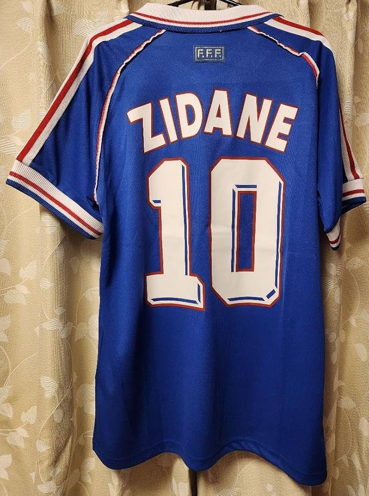 サッカーユニフォーム フランス代表 ジダン Lサイズ 星なし