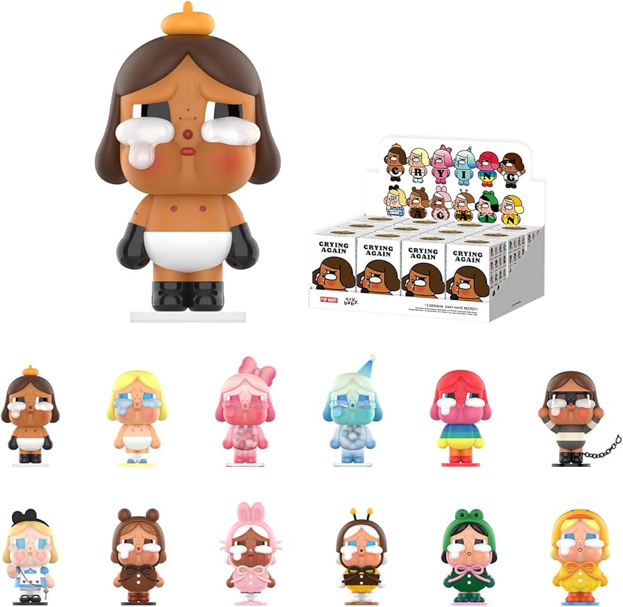 POP MART Crybaby Crying Again Series Figures, Crybaby Blind Box