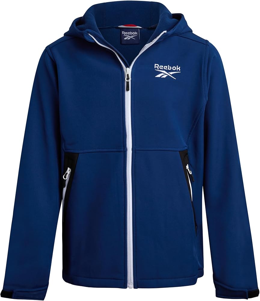 Amazon.com: Reebok Boys Fleece Jacket - Polar Fleece Lined Wind