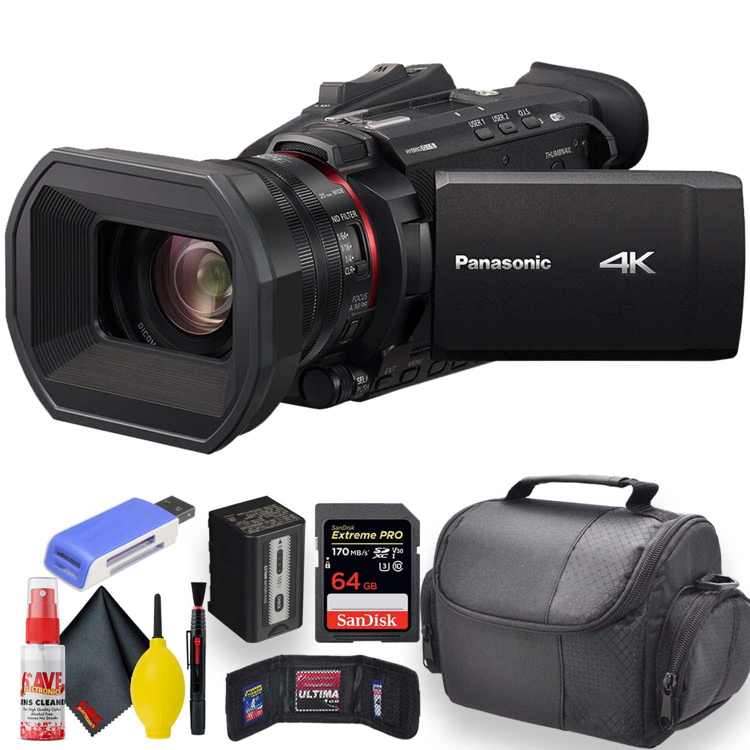 Amazon.com : Panasonic HC-X1500 4K Professional Camcorder with 24x