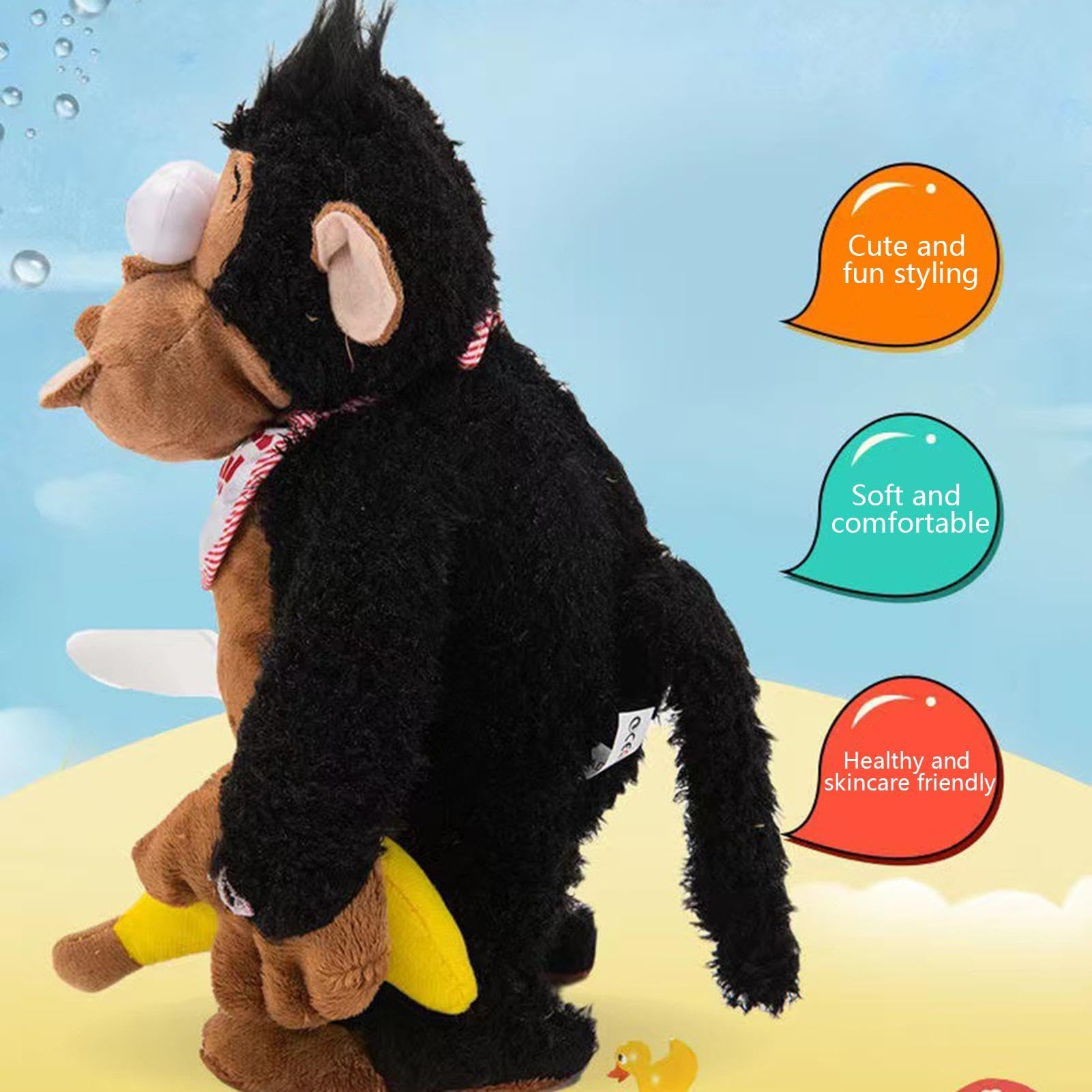 Amazon.co.jp: 磁気猿のおもちゃ | バナナを食べる面白いおもちゃ大人