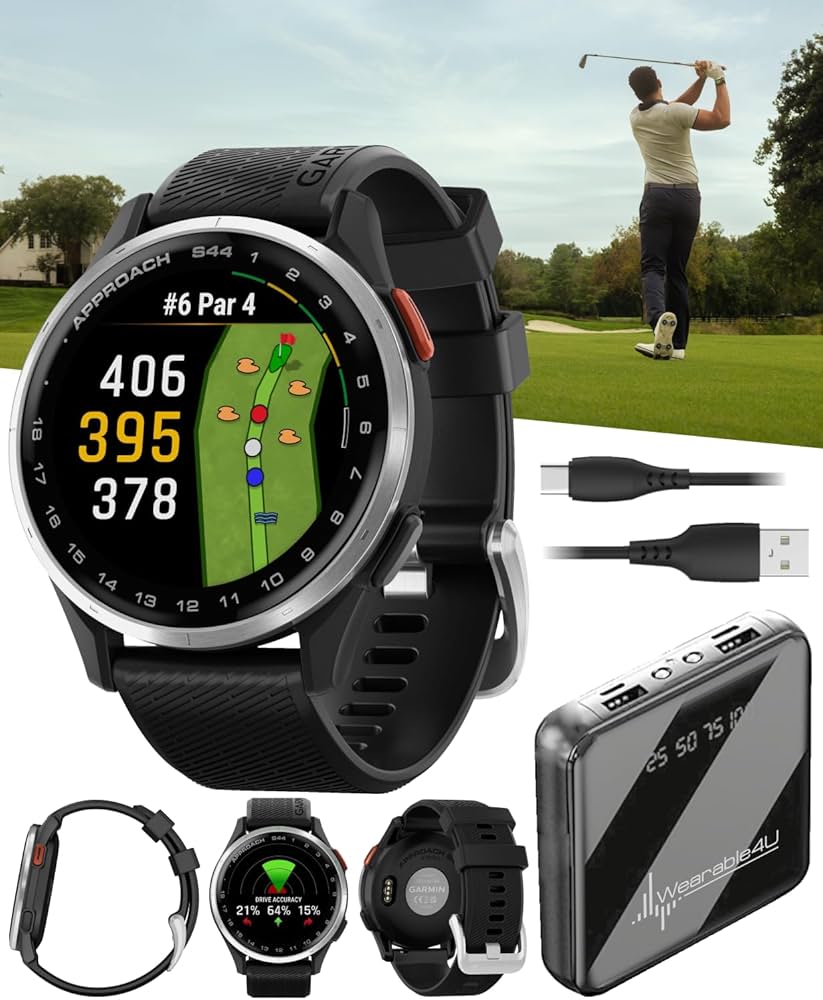 Amazon.com: Garmin Approach S44 Golf GPS Smartwatch Silver