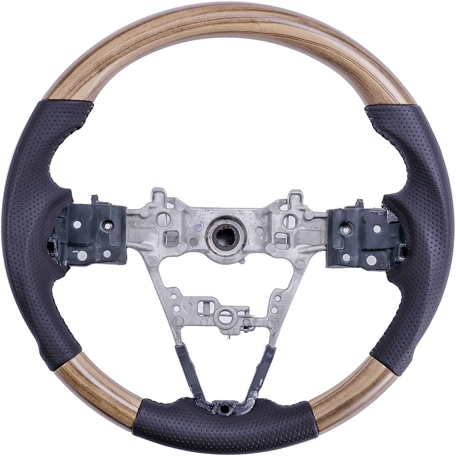 Amazon | WANGAN357 ガングリップ 茶木目ウッド ステアリング S700W