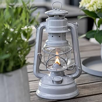 Amazon.com: FEUERHAND Lantern 276-2 Made in Germany Nordic Grey
