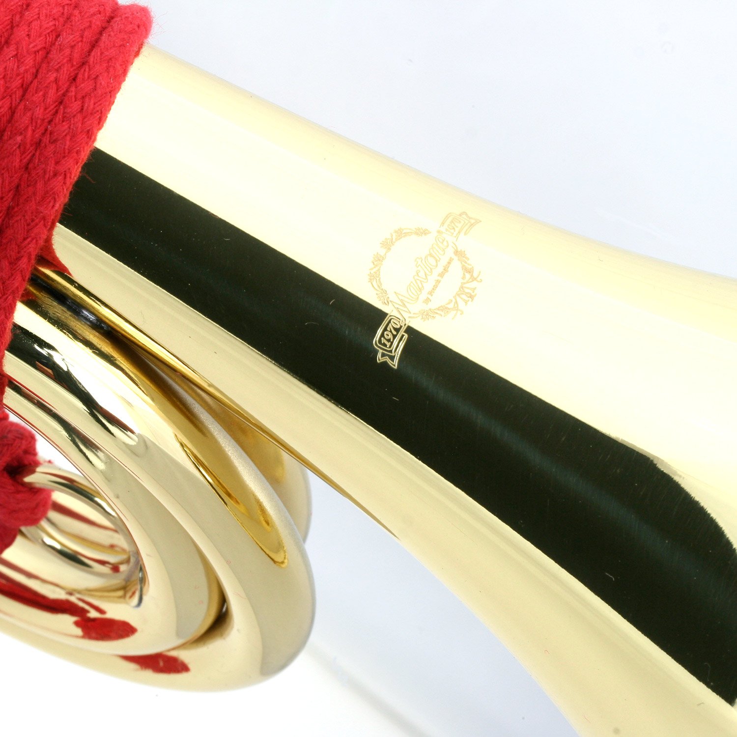 Amazon.co.jp: MAXTONE 信号ラッパ 3つ巻き ゴールドラッカー仕上げ