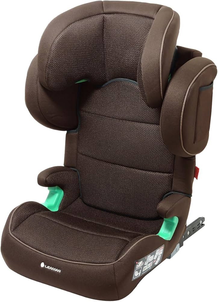 Amazon | リーマン ハイバックジュニアISOFIX R129 ブラウン JG503