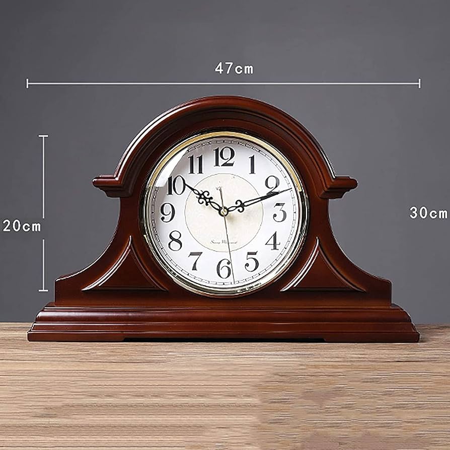 Amazon.co.jp: マンテル時計木製サイレントマンテル時計ホーム