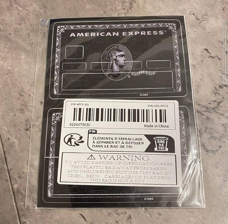 Amazon.co.jp: アメックスセンチュリオン 防犯ステッカー4枚セット