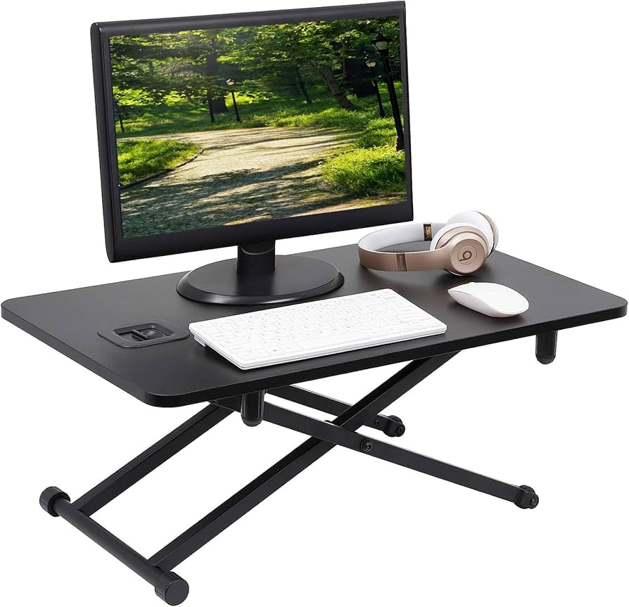 Amazon.co.jp: 卓上スタンディングデスク REKAXWORK ガス圧昇降式