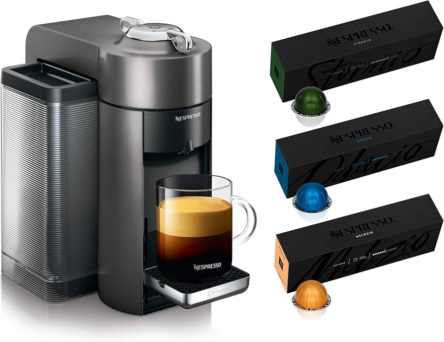 Amazon.com: Nespresso ENV135GY Coffee and Espresso Machine by De