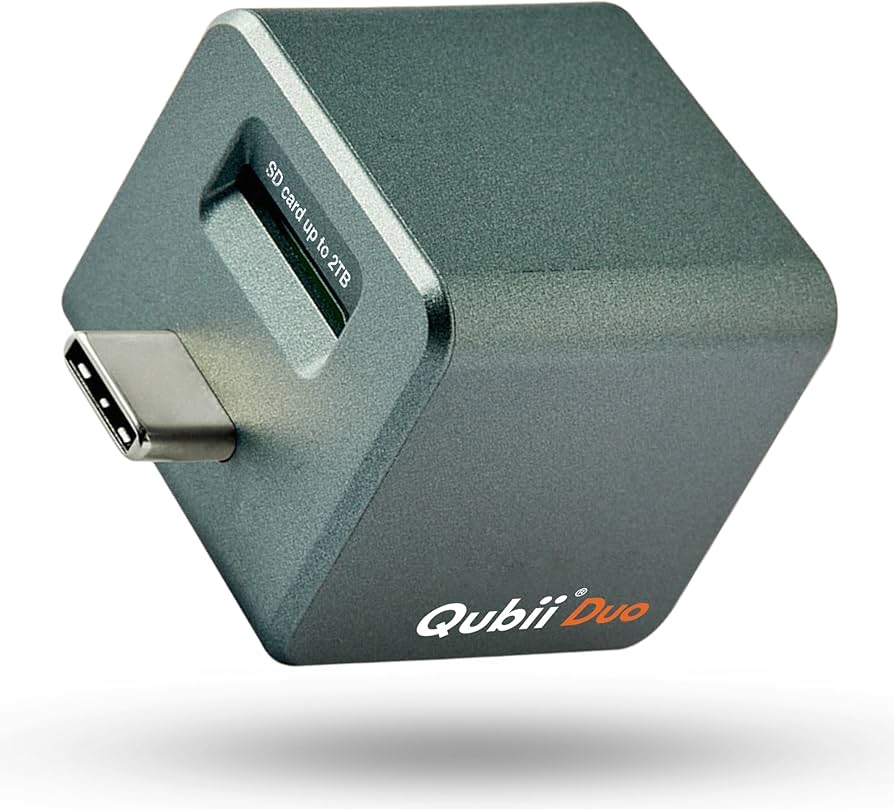 Amazon.com: Qubii Duo USB-C Auto Backup Cube | Subscription-Free