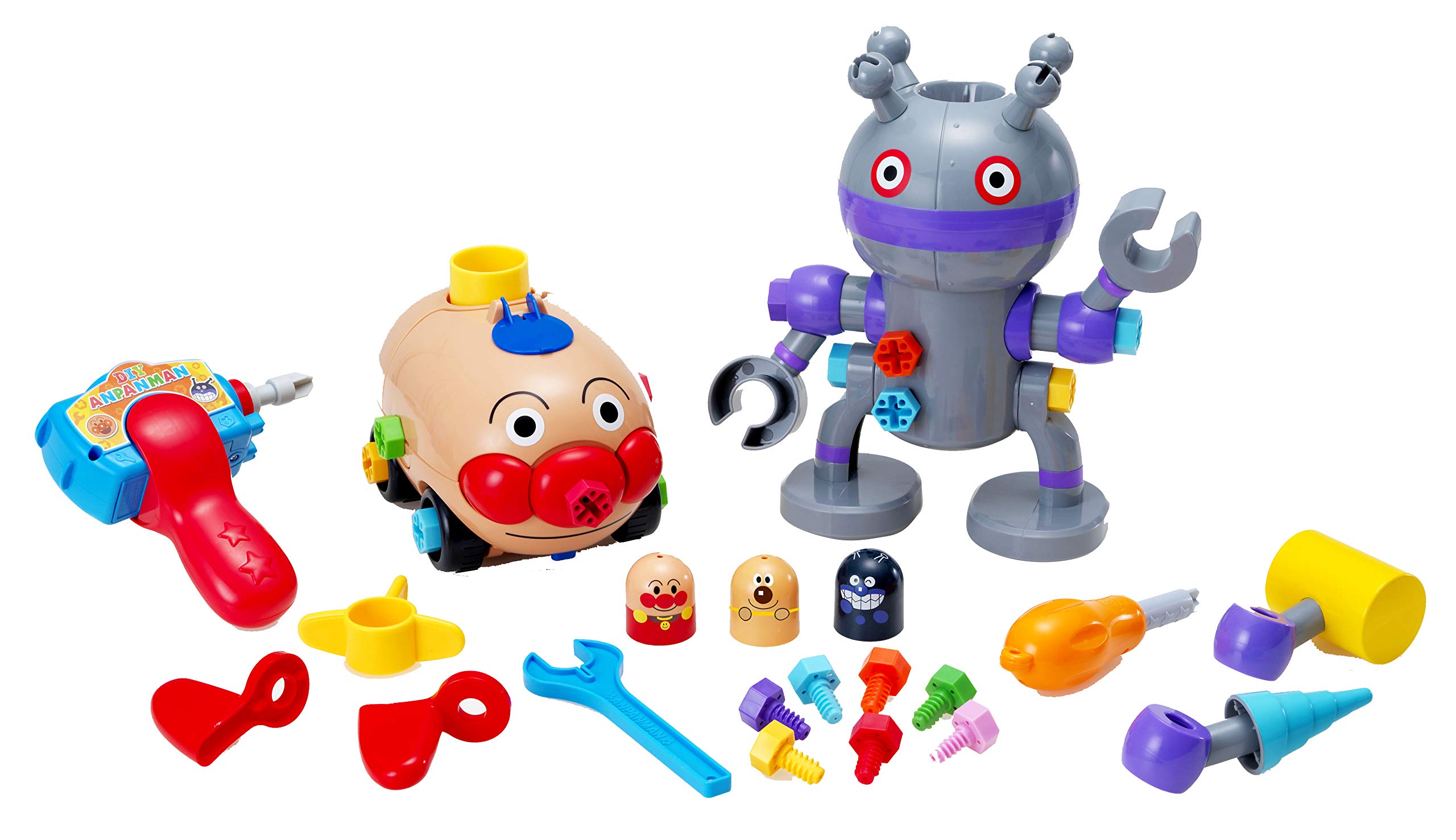 Amazon.co.jp: アンパンマン くみたてDIY ノーズパンチでたいけつだ