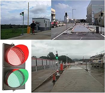 Amazon.co.jp: 2ライト信号機、300mm赤/緑LED信号機ウォールランプ