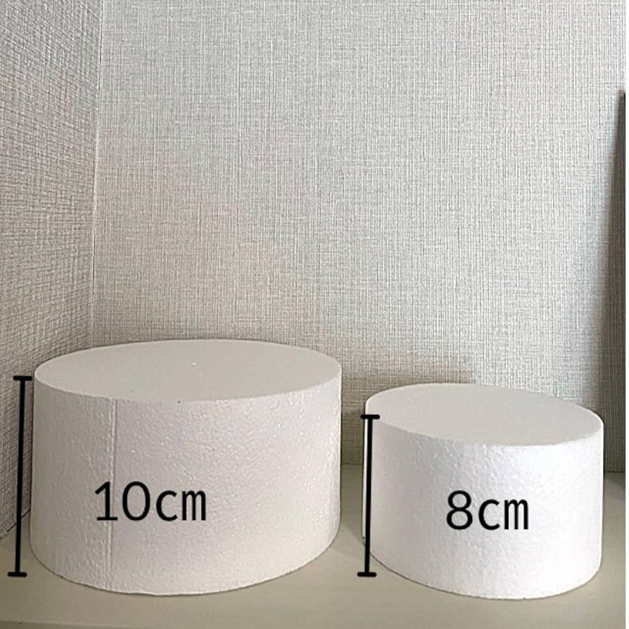 Amazon.co.jp: クレイケーキ 土台 発泡スチロール 2段 Lサイズ