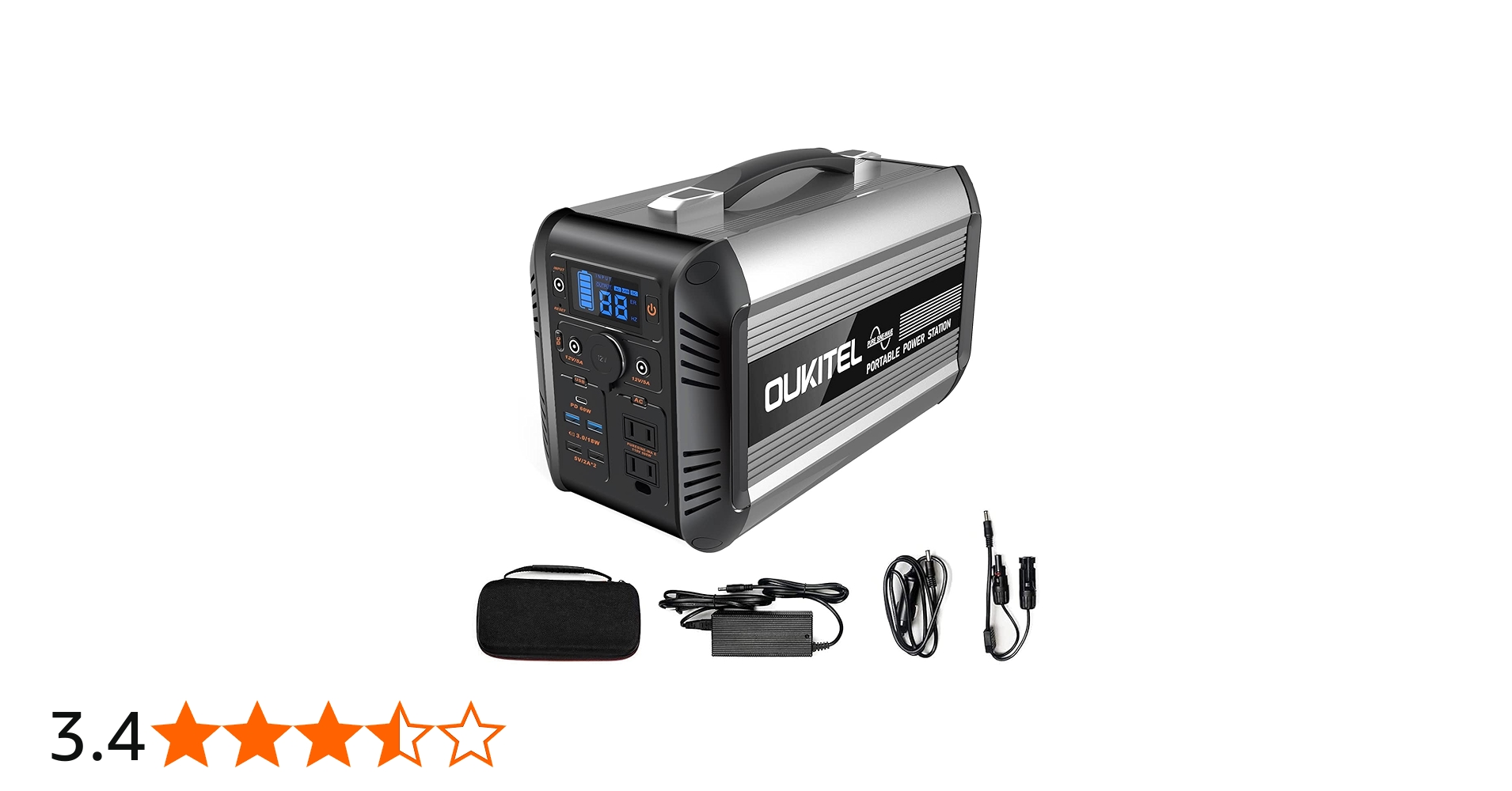 Amazon.co.jp: ポータブル電源 大容量 リン酸鉄 OUKITEL CN505