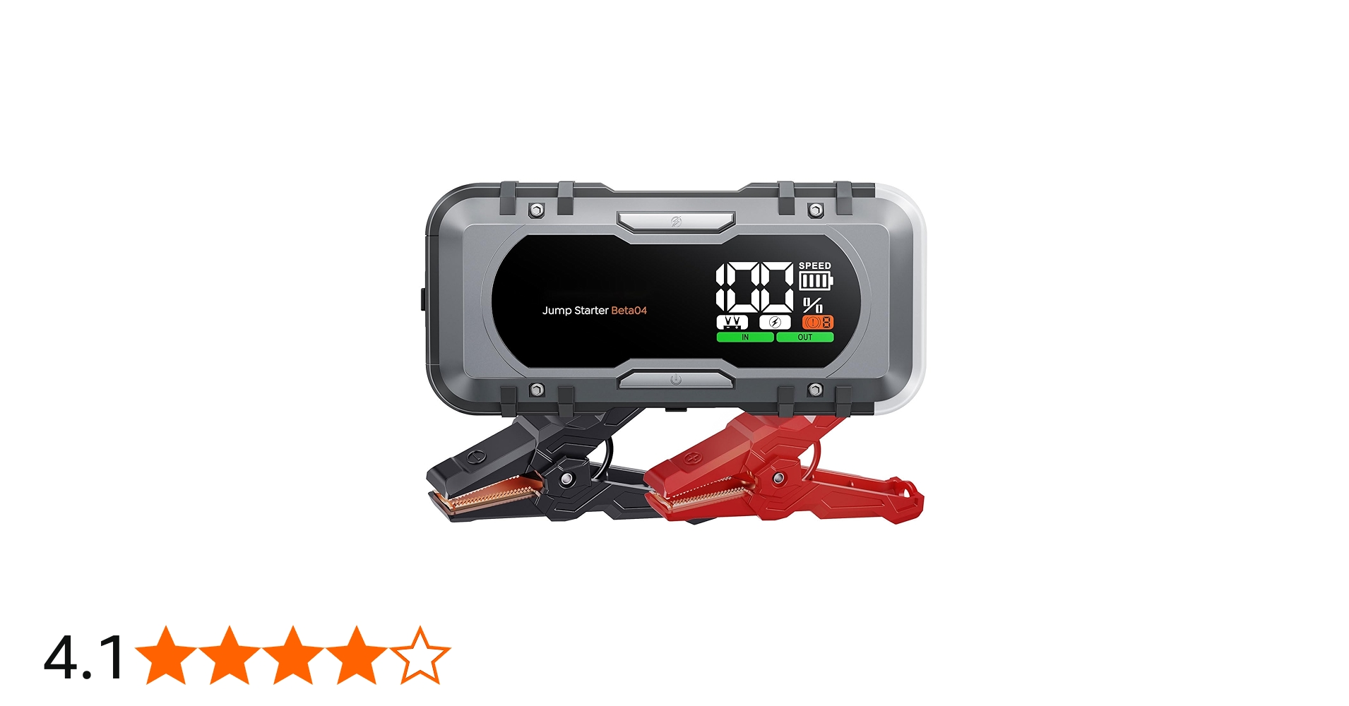 Amazon | ジャンプスターター 6000Aピーク電流 PD 65W急速充電 12V車用