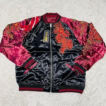 Amazon | 絡繰魂 北斗の拳 スカジャン 世紀末覇者拳王 ラオウ刺繍 2XL