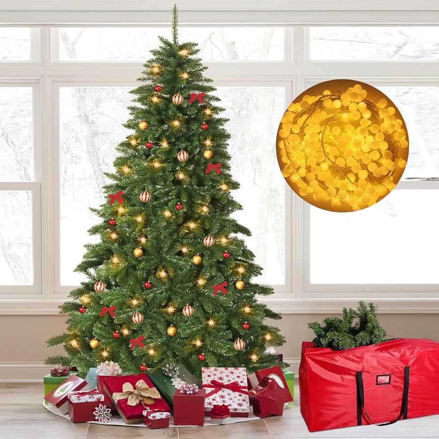 大きめクリスマスツリー本体210cm ボリュームあり豪華です 楽天市場