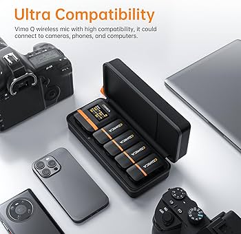 Amazon.com: COMICA (4 Lav Mic) Vimo Q Wireless Lavalier Microphone