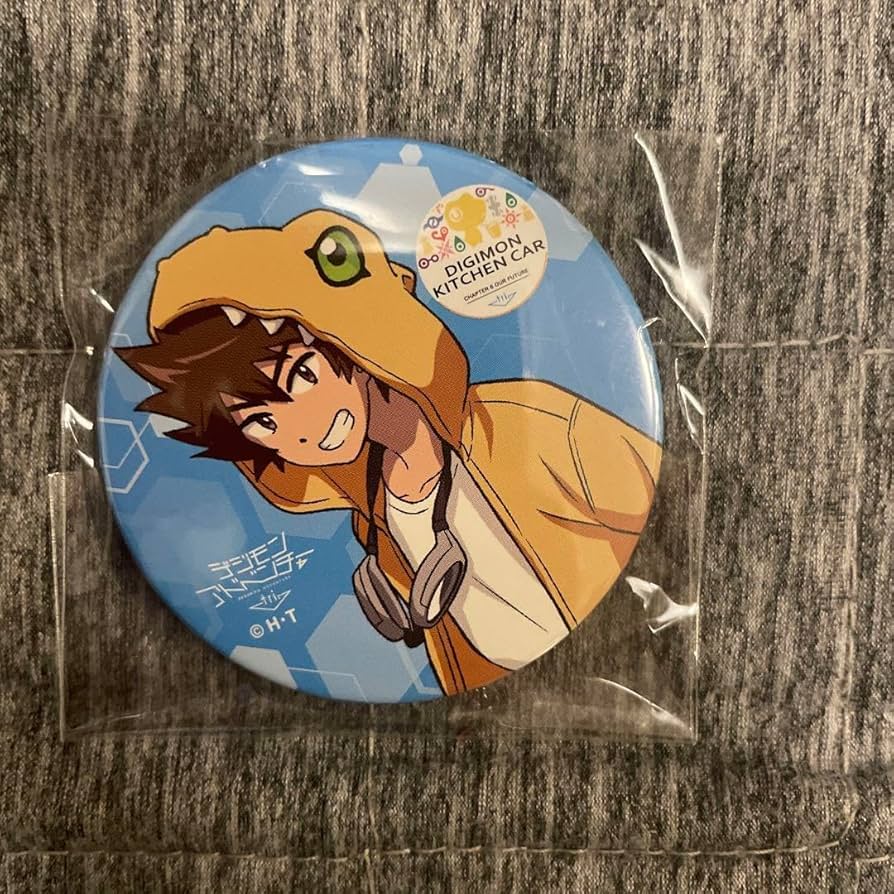 Amazon.co.jp: デジモンアドベンチャーtri. 八神太一 缶バッジ