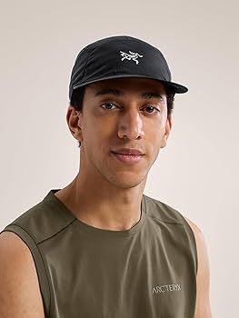 Amazon.com: Arc'teryx Aerios 5 Panel Cap | Black/Arctic Silk