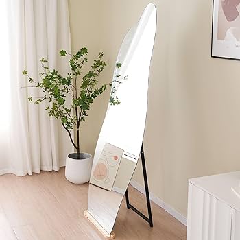 Amazon.co.jp: 160*50CM ウェーブミラー スタンドミラー 全身 姿見鏡